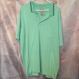 Casual Mint Green Polo Shirt